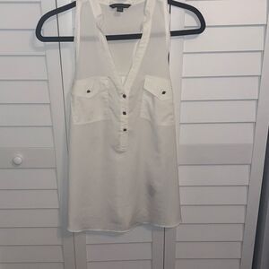 Rock & Republic flowy racerback tank “check back of tank” soft rayon”